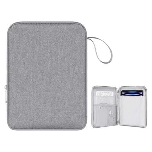 ZORBES® 10.9 inches Tablet Travel Bag for iPad Waterproof Travel Zipper Bag with Utility Mesh Pocket Padded Cushioning Scratchproof Tablet Accessories Universal Tablets Organizer,Grey ZORBES® 10.9 inches Tablet Travel Bag for iPad Waterproof Travel Zipper Bag with Utility Mesh Pocket Padded Cushioning Scratchproof Tablet Accessories Universal Tablets Organizer,Grey